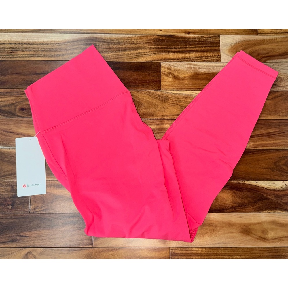 Lululemon Align HR Pant 28" Glaze Pink Nulu Size 14